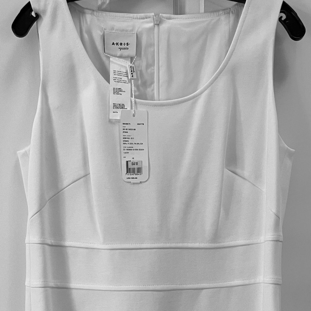 White Akris Punto Dress